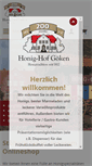 Mobile Screenshot of honig-goeken.de