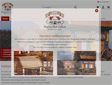 Tablet Screenshot of honig-goeken.de